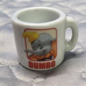 BB8 Disney DUMBO Mug Cup, Miniature Porcelain Tiny Small, Dog 1.25"
